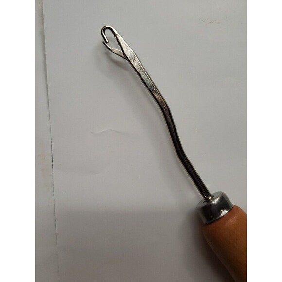 Vintage Latch Hook Rug Kit Dog Puppy Lying Down Brown 40x40cm Incomplete - Picture 7 of 13